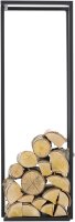 MAGNUS Brennholzregal R136A Schwarz Kaminregal Holzregal Ofenregal
