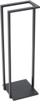 MAGNUS Brennholzregal R136B Schwarz Kaminregal Holzregal Ofenregal