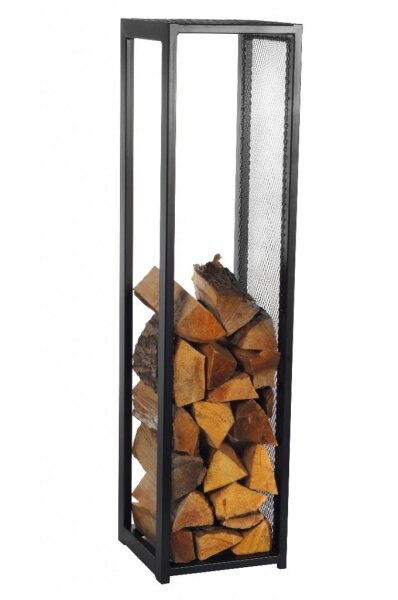 MAGNUS Brennholzregal R119 Schwarz Kaminregal Holzregal Ofenregal