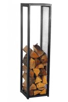 MAGNUS Brennholzregal R119 Schwarz Kaminregal Holzregal...