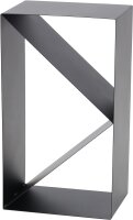 MAGNUS Brennholzregal R143 Schwarz Kaminregal Holzregal Ofenregal