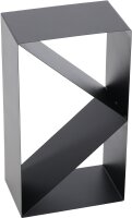 MAGNUS Brennholzregal R143 Schwarz Kaminregal Holzregal Ofenregal