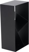 MAGNUS Brennholzregal R144 Schwarz Kaminregal Holzregal Ofenregal