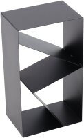 MAGNUS Brennholzregal R144 Schwarz Kaminregal Holzregal Ofenregal