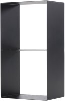 MAGNUS Brennholzregal R145 Schwarz Kaminregal Holzregal...