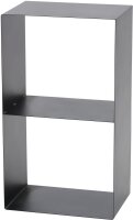 MAGNUS Brennholzregal R145 Schwarz Kaminregal Holzregal Ofenregal