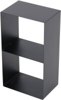 MAGNUS Brennholzregal R145 Schwarz Kaminregal Holzregal Ofenregal