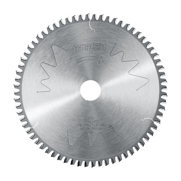 MAFELL Hartmetall Sägeblatt HM 225 x 1,8/2,5 x 30 mm - 68 Zähne - Ersatzblatt
