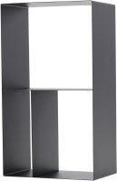 MAGNUS Brennholzregal R146 Schwarz Kaminregal Holzregal Ofenregal