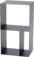 MAGNUS Brennholzregal R146 Schwarz Kaminregal Holzregal Ofenregal