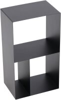 MAGNUS Brennholzregal R146 Schwarz Kaminregal Holzregal Ofenregal
