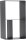 MAGNUS Brennholzregal R146 Schwarz Kaminregal Holzregal Ofenregal