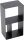 MAGNUS Brennholzregal R146 Schwarz Kaminregal Holzregal Ofenregal