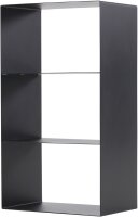 MAGNUS Brennholzregal R147 Schwarz Kaminregal Holzregal...