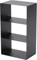 MAGNUS Brennholzregal R147 Schwarz Kaminregal Holzregal Ofenregal