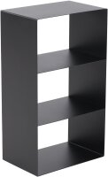 MAGNUS Brennholzregal R147 Schwarz Kaminregal Holzregal Ofenregal