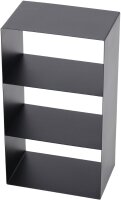 MAGNUS Brennholzregal R147 Schwarz Kaminregal Holzregal Ofenregal