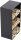 MAGNUS Brennholzregal R147 Schwarz Kaminregal Holzregal Ofenregal