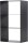 MAGNUS Brennholzregal R147 Schwarz Kaminregal Holzregal Ofenregal