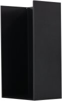 MAGNUS Brennholzregal R148 Schwarz Kaminregal Holzregal Ofenregal