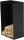 MAGNUS Brennholzregal R148 Schwarz Kaminregal Holzregal Ofenregal