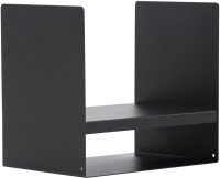 MAGNUS Brennholzregal R149 Schwarz Kaminregal Holzregal Ofenregal