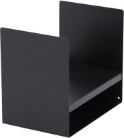 MAGNUS Brennholzregal R149 Schwarz Kaminregal Holzregal Ofenregal