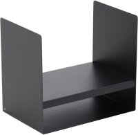 MAGNUS Brennholzregal R149 Schwarz Kaminregal Holzregal Ofenregal