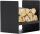 MAGNUS Brennholzregal R149 Schwarz Kaminregal Holzregal Ofenregal