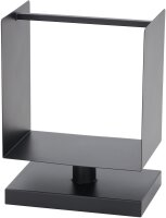 MAGNUS Brennholzregal R134 Schwarz Kaminregal Holzregal Ofenregal