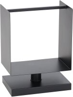 MAGNUS Brennholzregal R134 Schwarz Kaminregal Holzregal Ofenregal