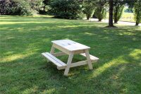 SOULET Picknicktisch mit Sandkasten Holztisch Spieltisch...