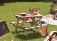 FOREST STYLE Picknicktisch Holztisch Spieltisch...
