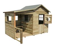SOULET Spielhaus Hacienda mit Anbau Gartenhütte...