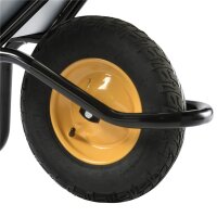 HAEMMERLIN Bauschubkarre Schubkarre Aktiv Excellium Plus 120 Luftrad 120l 250kg