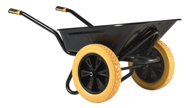 HAEMMERLIN Zweirad Schubkarre Gartenkarre Aktiv Excellium Twin 100l 200kg