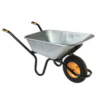 HAEMMERLIN Schubkarre BAU PLUS 120L verzinkt mit Luftrad...