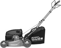 GÜDE Rasenmäher Benzin Antrieb Eco Wheeler 415 R 3in1 grau 145ccm 3PS *2.WAHL*