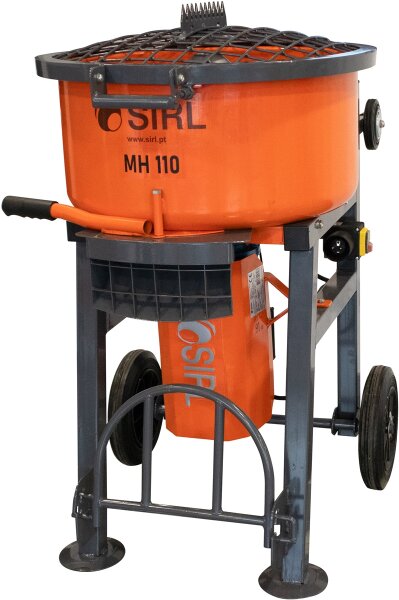 SIRL MH110 Profi Betonmischer 230V Zwangsmischer Betonmischmaschine 95L 140kg