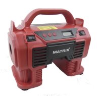 MATRIX AC 20V Akku Kompressor Minikompressor Akkuluftpumpe Solo *2.WAHL*