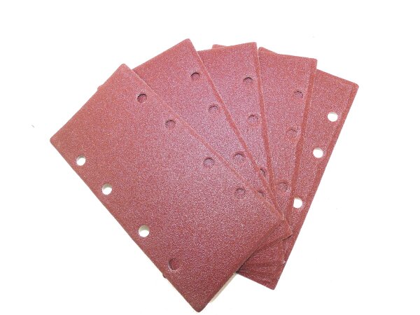 MATRIX Schleifpapier 5er Pack 187 x 90 mm für Multischleifer