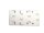 MATRIX Schleifpapier 5er Pack 187 x 90 mm für Multischleifer