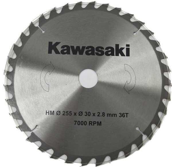 Matrix Ersatz Sägeblatt HM für Kawasaki SMS 1600-255 255 x 30 x 2,8 36 Zähne