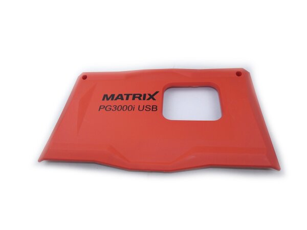 MATRIX Ersatzteil Seitenabdeckung links für Stromerzeuger PG 3000i-USB