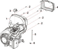 MATRIX Ersatzteil Sechskantschraube für Stromerzeuger Generator PG 2000i-USB