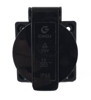 MATRIX 5er Set Steckdose Typ E/F IP44 16A staubdicht, regensicher, Industriesteckdose