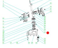 MATRIX Ersatzteil Druckfeder für Elektro Rasentrimmer Kantenschneider RT 500