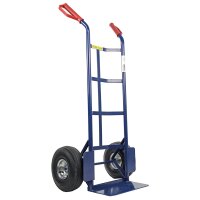 HBH® Sackkarre 200kg Luftreifen Stahlfelge TK200LU01 blau Transportkarre robust