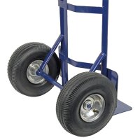 HBH® Sackkarre 200kg Luftreifen Stahlfelge TK200LU01 blau Transportkarre robust