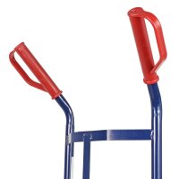 HBH® Sackkarre 200kg Luftreifen Stahlfelge TK200LU01 blau Transportkarre robust